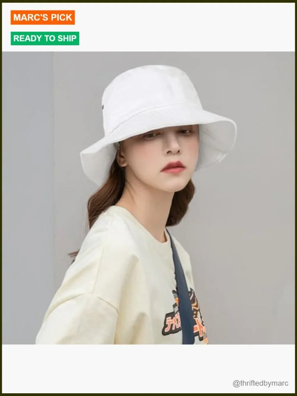 Cotton Denim Bucket Hat Unisex Sun Protection for Fishing Hiking Travel